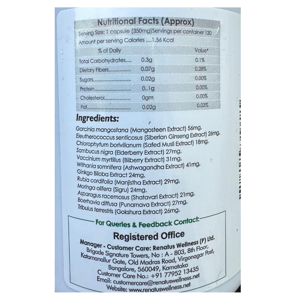 Herbal Engine nova capsule 120 ayurvedic with12 natural ingredients (PA- image 2