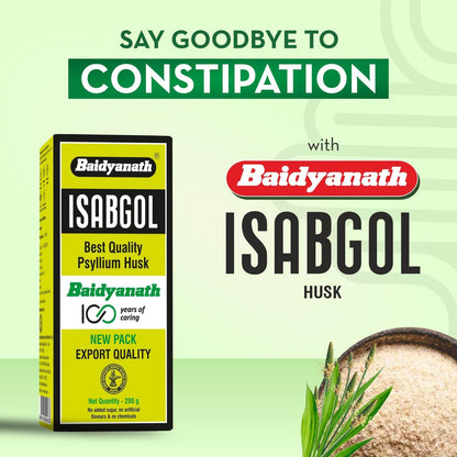 Baidyanath Isabgol - Psyllium Husk Powder - 200gm | Effectively Relieve- image 7