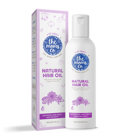 The Moms Co Natural 10-in-1 Baby Hair Oil, 100ml