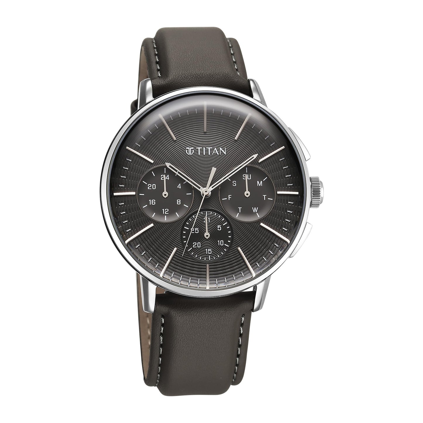 Titan Analog Anthracite Dial Men's Watch-90200SL02