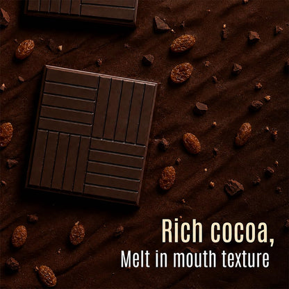 Melted Joy Raisin Dark Nectar | Honey-Sweetened Dark Chocolate with Juicy Raisins | No Refined Sugar, No Additives, No Preservatives, No Hydrogenated Oil, No Palm Oil | Portion-Controlled 13g Bites | Diabetic-Friendly, No Sugar Spikes | Lab-Tested for Hea