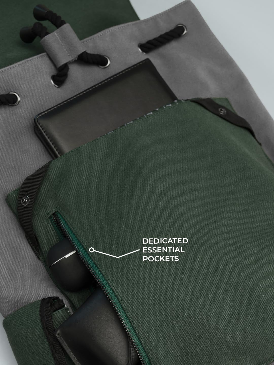 The Souled Store Harry Potter: Slytherin Backpacks | Premium School & Travel Rucksack with Laptop Sleeve | Water-Resistant College Bag for Men, Women & Kids | Official Wizarding World Merchandise