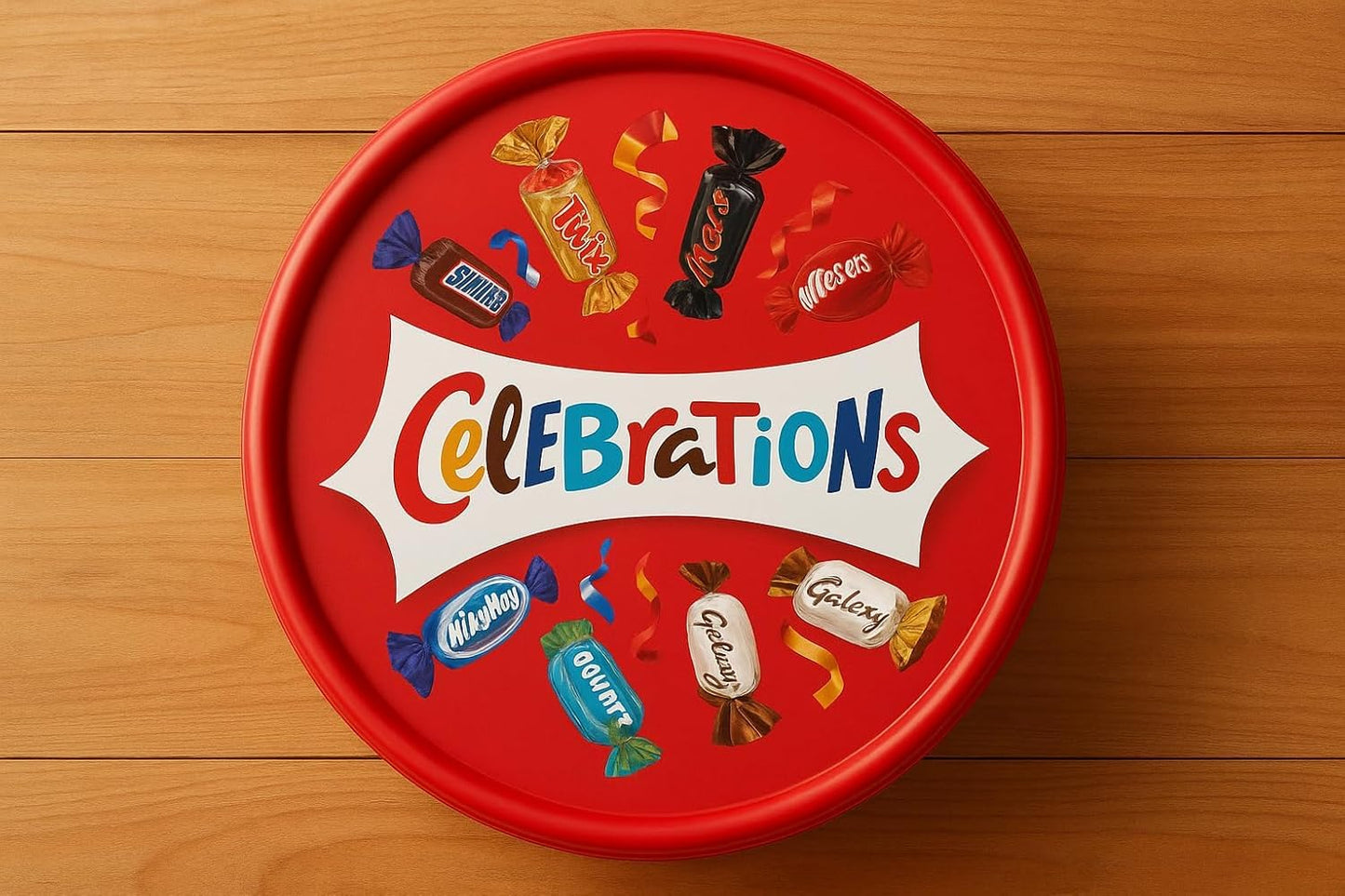Celebrations Milk Chocolate & Biscuit Bars Sharing Tub 550g