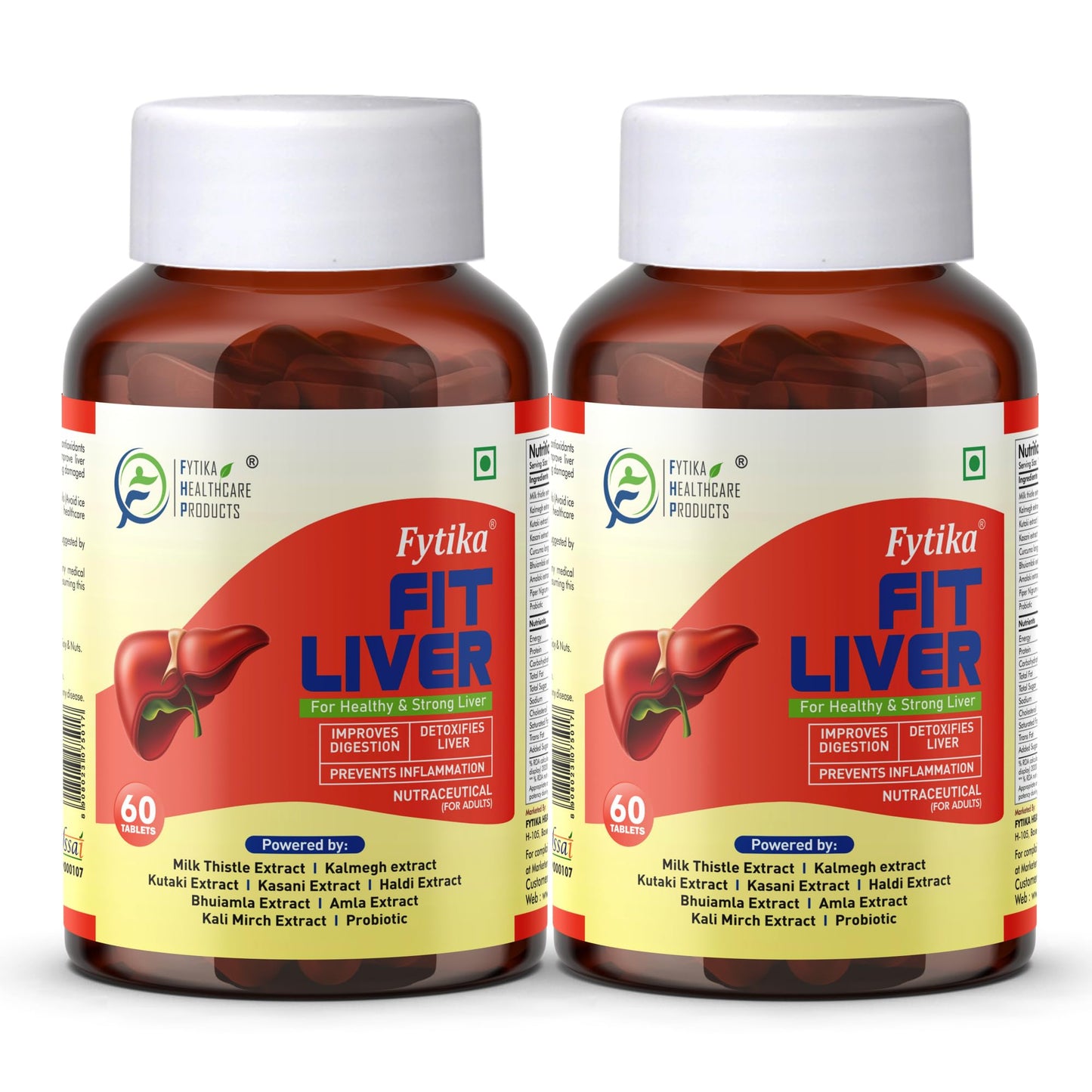 FYTIKA HEALTHCARE PRODUCTS Fit Liver | Liver Detox Supplement | Enriched with Mi