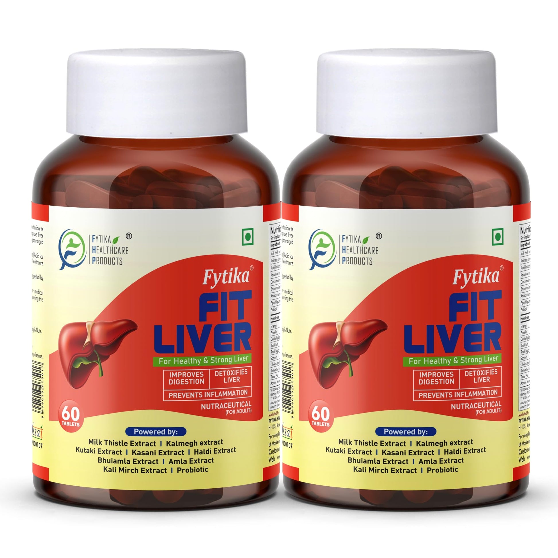 FYTIKA HEALTHCARE PRODUCTS Fit Liver | Liver Detox Supplement | Enriched with Mi