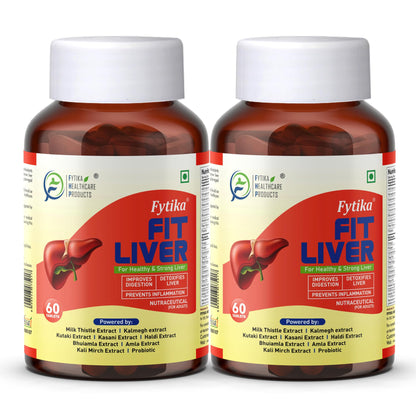 FYTIKA HEALTHCARE PRODUCTS Fit Liver | Liver Detox Supplement | Enriched with Mi