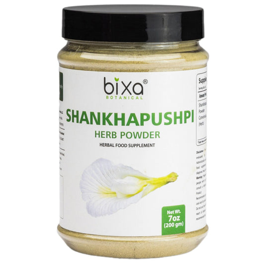 Bixa Botanical Shankhpushpi Powder - 200 Gm (Convolvulus Pluricaulis) - Memory B