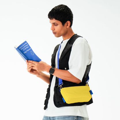 DailyObjects Yellow Puft Crossbody Bag