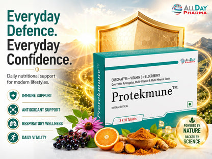 ALLDAY PHARMA Protekmune Tablets – (10 Tablets) – Men & Women