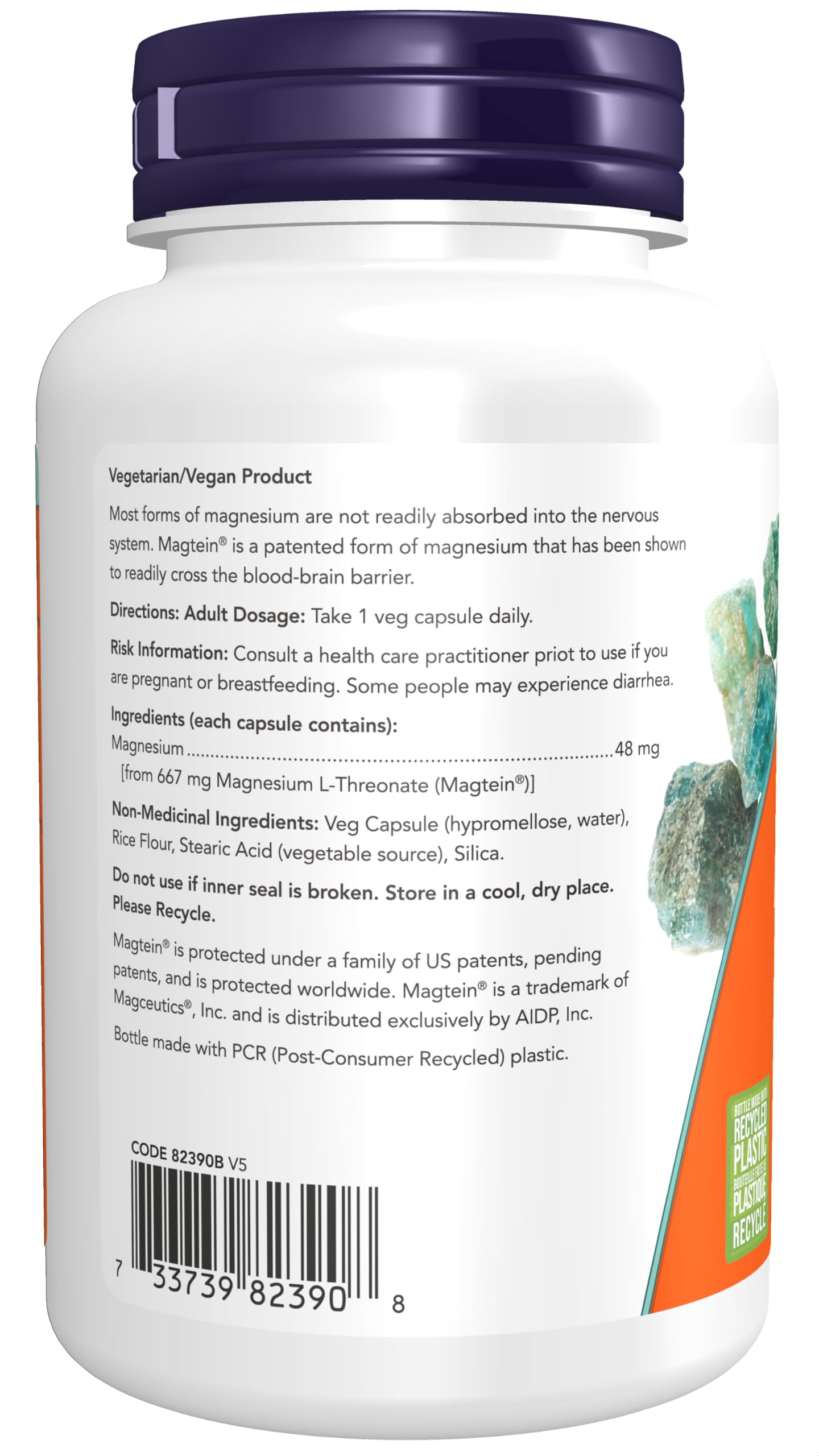 Now Magtein™ Magnesium L-Threonate 90vcap- image 6