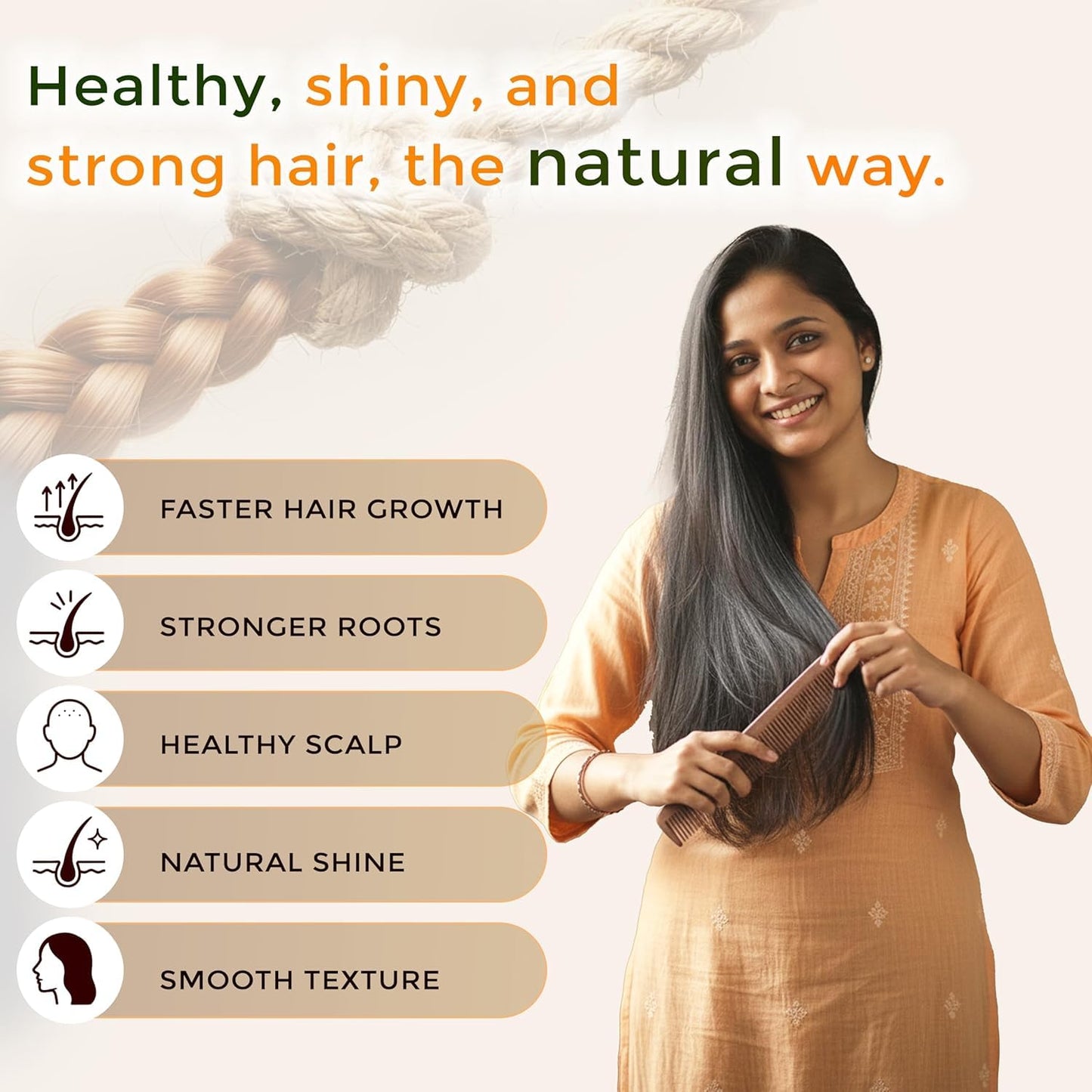 Jeena Sikho Omarion Capsules | Ayurvedic Haircare Supplement For Women And Men | Naturally Blended With Bhringraj, Shankhapushpi, And Brahmi | Herbal Capsules For Hair Health, 60 Capsules
