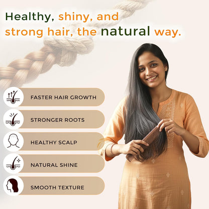 Jeena Sikho Omarion Capsules | Ayurvedic Haircare Supplement For Women And Men | Naturally Blended With Bhringraj, Shankhapushpi, And Brahmi | Herbal Capsules For Hair Health, 60 Capsules