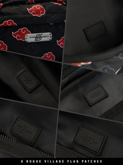 The Souled Store Naruto: Akatsuki Rogue Shinobi Adult Unisex Black 15.5L Backpacks