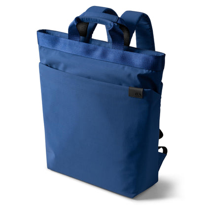 DailyObjects Water Resistant Pivot Carrypack Bag for Men & Women|Fits 13/14/15.6 inch Laptop/Macbook Pro/Air|Lightweight| Backpack (21L)|Office Use/Travel|Multi Pocket|Adjustable Shoulder Strap (Blue)