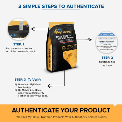 MyFitFuel MFF Whey Protein 80 | 500 gm, 15 Servings (Chocolate Caramel)- image 2