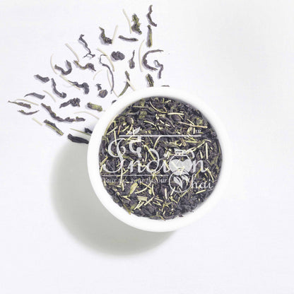 The Indian Chai - Rosemary Green Tea 100g | Herbal Infusion for Memory, Digestion, Water Retention & Metabolism Support | Loose Leaves