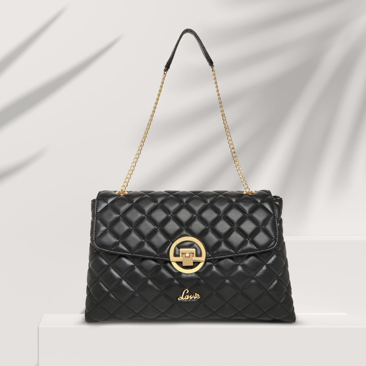 Lavie Women's Quilt Eden Flap Satchel Handbag for Women | Satchel Bag for Work | Ladies purse | Stylish Shoulder Bag | Gift For Women