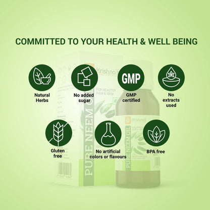 Krishna's Pure Neem Oil - 50 ml (Pack of 3) | Natural & Cold Pressed Neem Oil | For Healthy Skin & Hair