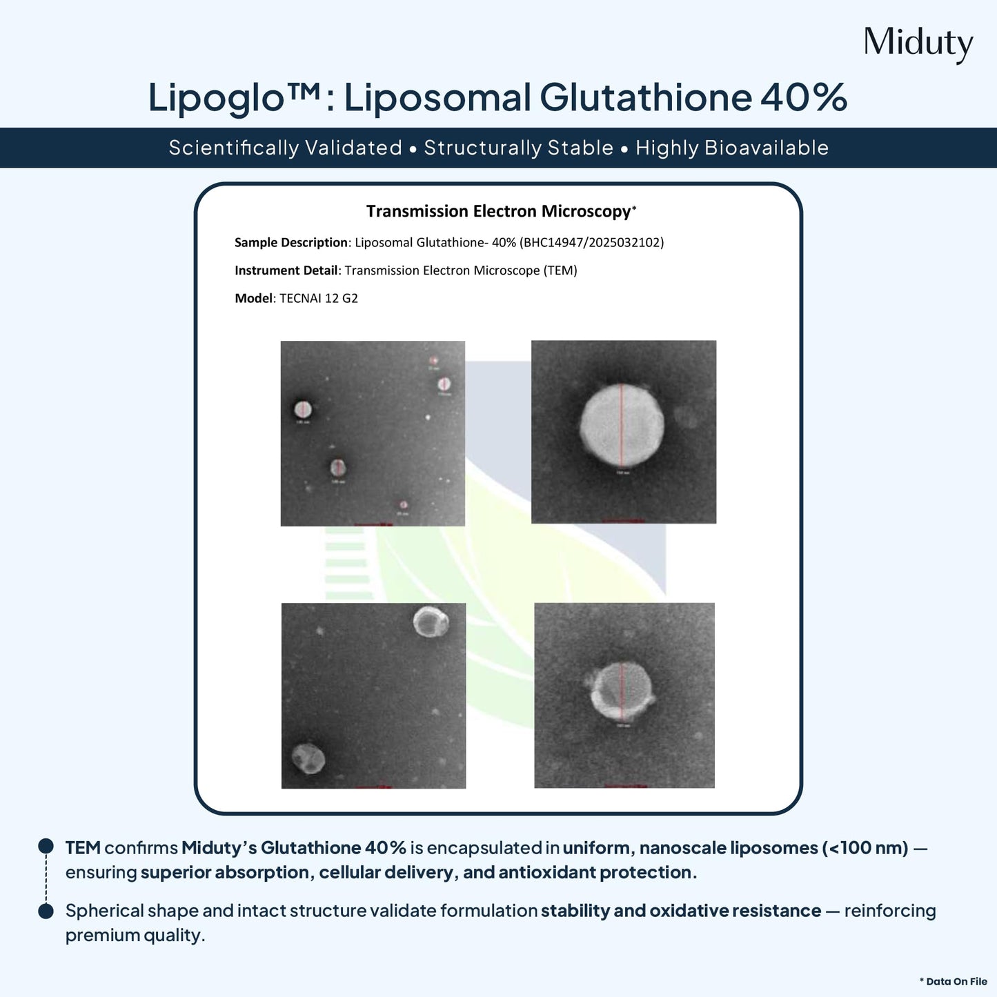 Miduty Liposomal Glutathione 650 mg - Highest Bioavailability & Absorba- image 6