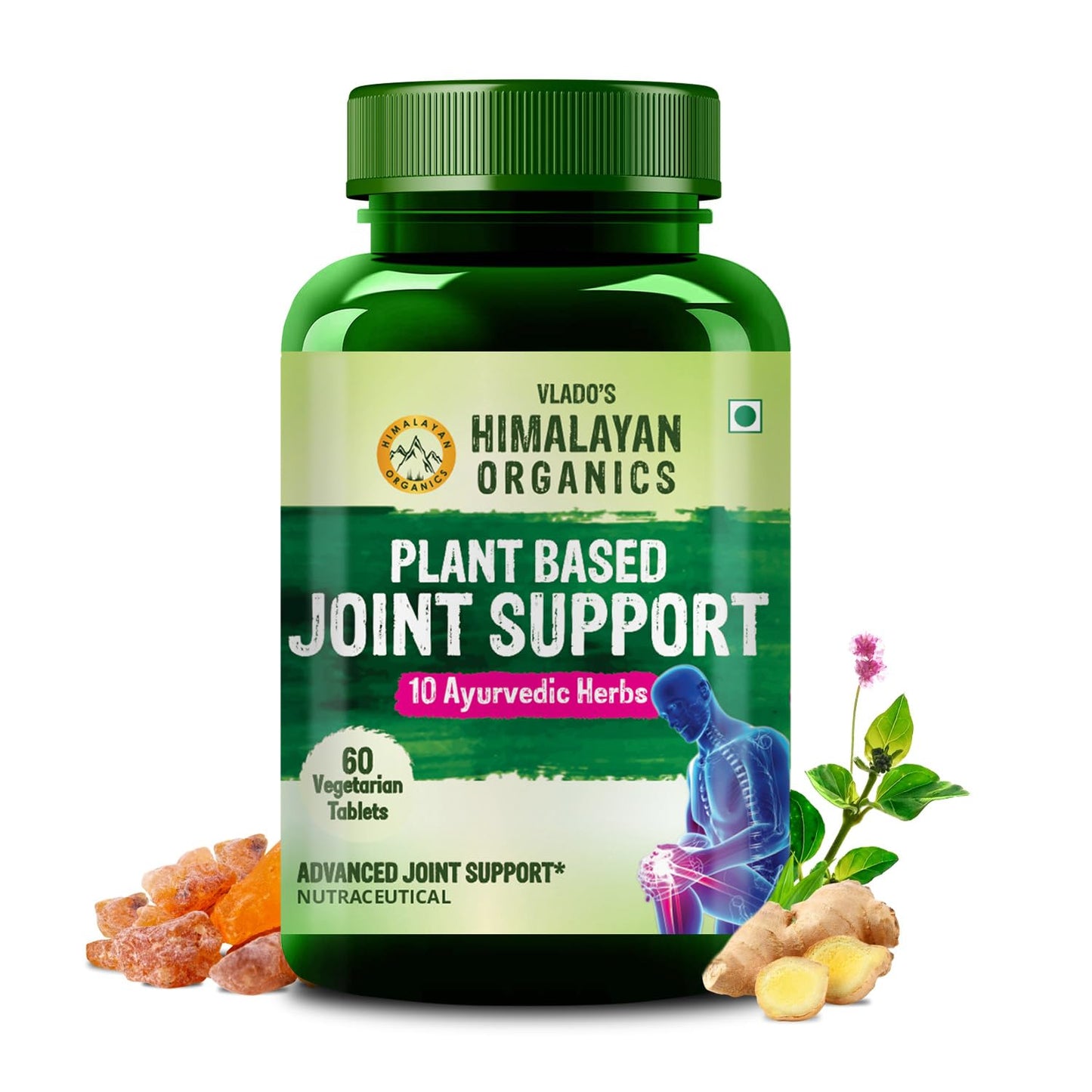 Vlado’s Himalayan Organics Plant Based Joint Support With Boswellia Serrata | Gi