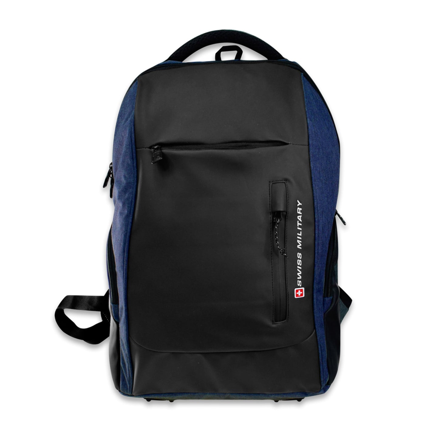 SWISS MILITARY Combo of Laptop Backpack for Men with Quick Access Pockets, Travel Backpack for Men, 29L, Black & Blue, 1 & Laptop Stand with Cooling Pad, Laptop Stand for Desk, Black, 1