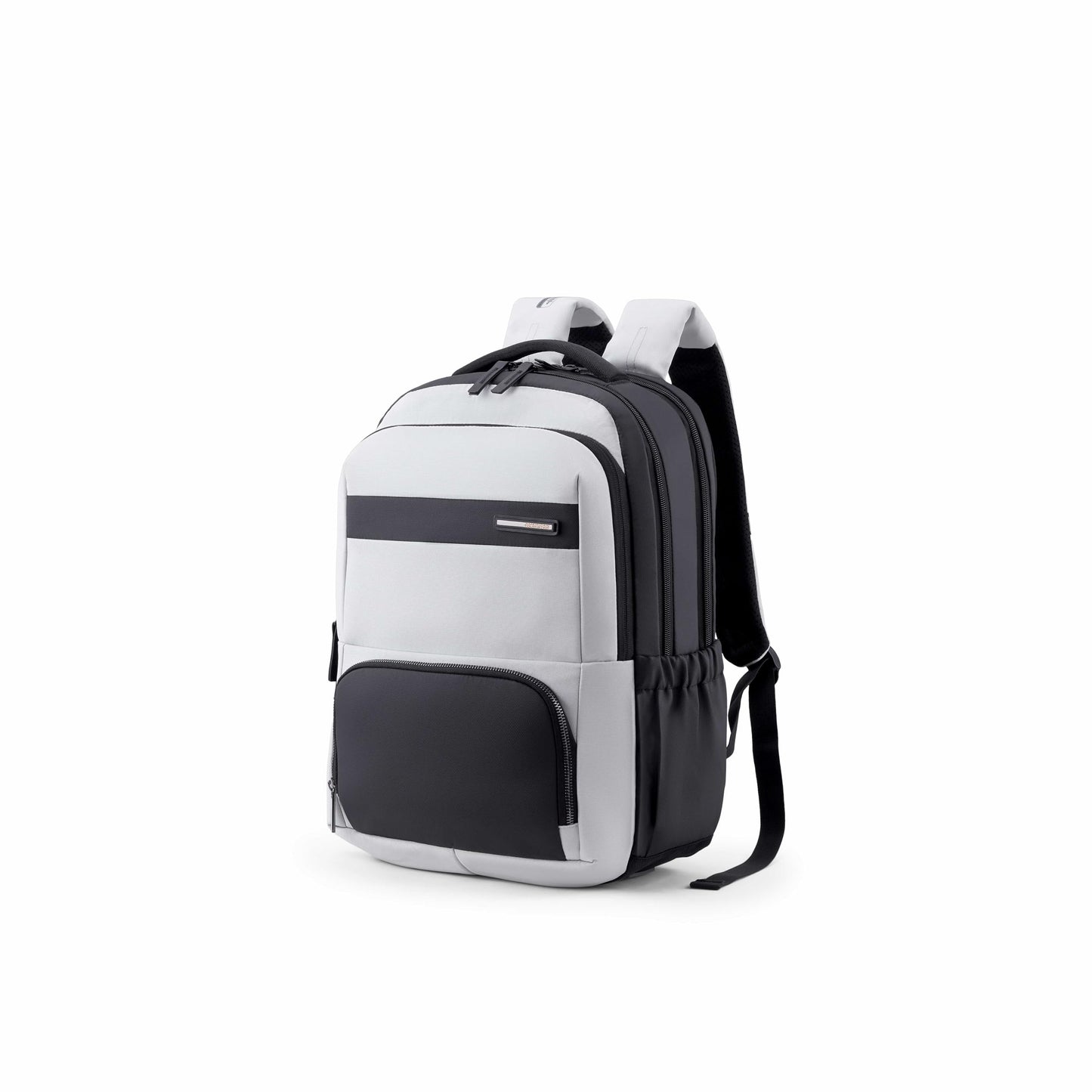 American Tourister Verve 17" Laptop Backpack | USB Charging Port | Smart Trolley Sleeve | Hidden Pocket | Tractum Suspension Straps | Office Bag for Men and Women | Cool White | 1 Year Global Warranty