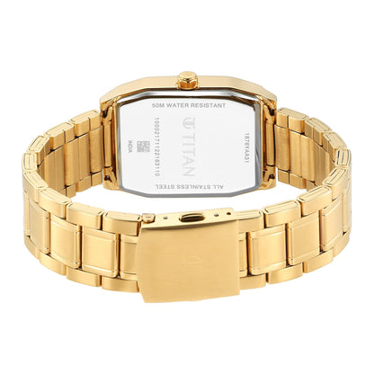 Titan Regalia Analog with Day and Date Opulent White Dial Watch for Men- image 2