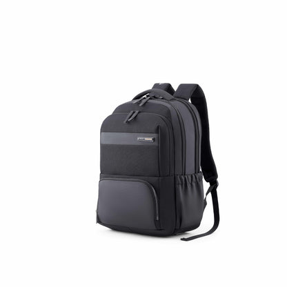American Tourister Verve 17" Laptop Backpack | USB Charging Port | Smart Trolley Sleeve | Hidden Pocket | Tractum Suspension Straps | Office Bag for Men and Women | Black | 1 Year Global Warranty