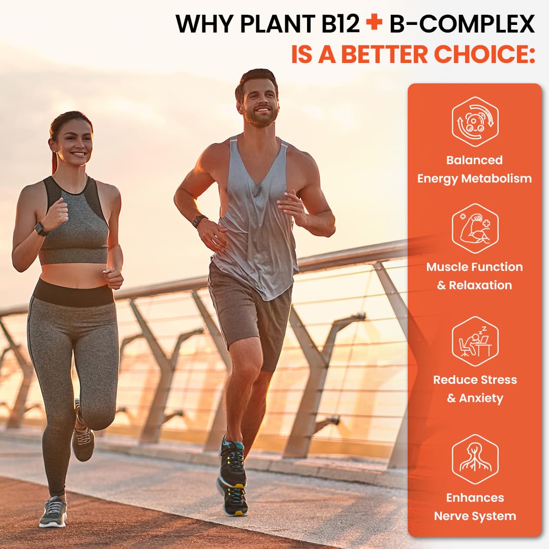 NATURYZ Plant-Based Vitamin B12 + B Complex Multivitamin Gummies for Vegetarians | Natural Energy, Better Mood & Metabolism Support | Fortified with Spinach, Moringa & Beetroot | Enhanced Absorption & Bioavailability | No Gelatin, No Added Sugar- 30 gummi
