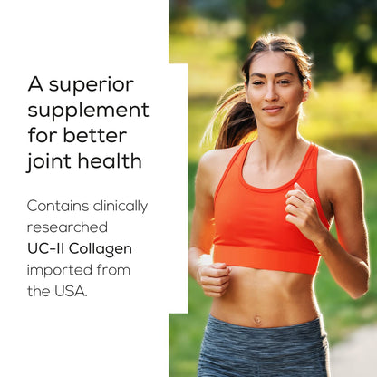 TrueBasics Advanced Joint Strength with UC-II Collagen 40mg (30 Capsules) | With Clinically Researched Ingredient | For Joint Strength, Flexibility and Mobility