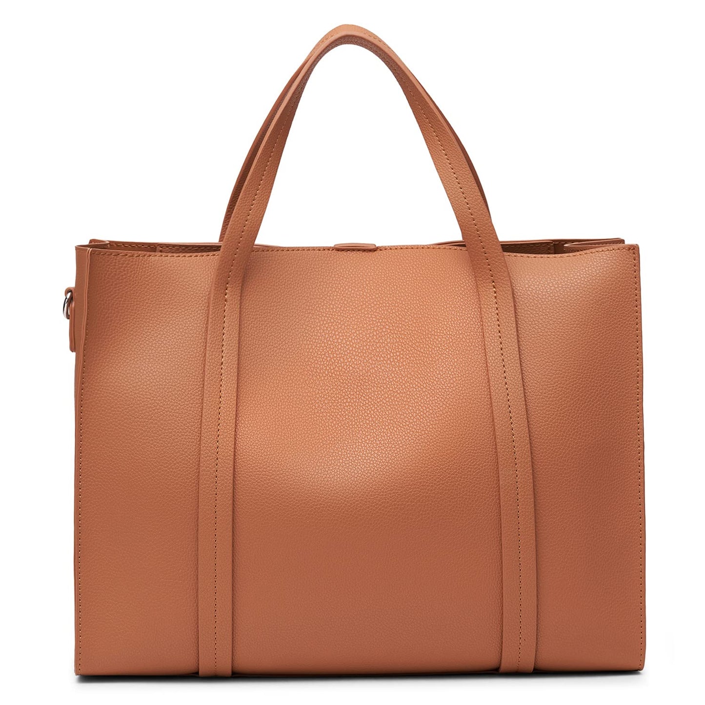 Miraggio Grace Solid Tote Bag For Women With Adjustable & Detachable Sling | Tote Bag For Women Stylish (Tan)