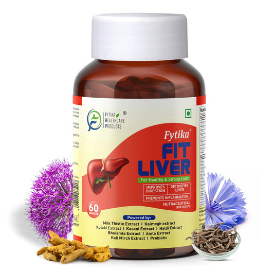 FYTIKA Fit Liver For Healthy and Strong Liver - Enriched with Milk thistle 200mg