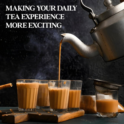 SRV SPICES Tea Masala Powder 50Gm | Kadak Chai Masala With 7 Aromatic Spices, Organic Ingredients, Refreshing, Immunity Booster With No Preservative (50 g)