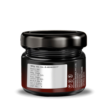 Krishna Herbal & Healthcare Himalayan Shilajit/Shilajeet Resin (20g)