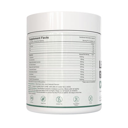 Autoimmunity care: Leaky Gut Care - Complete Gut Support | Fights Infections, Anti-Inflammatory | Advanced Formula with L Glutamine, Zinc Carnosine, Aloe Vera, Vegan, Non-GMO | 180g, Powder