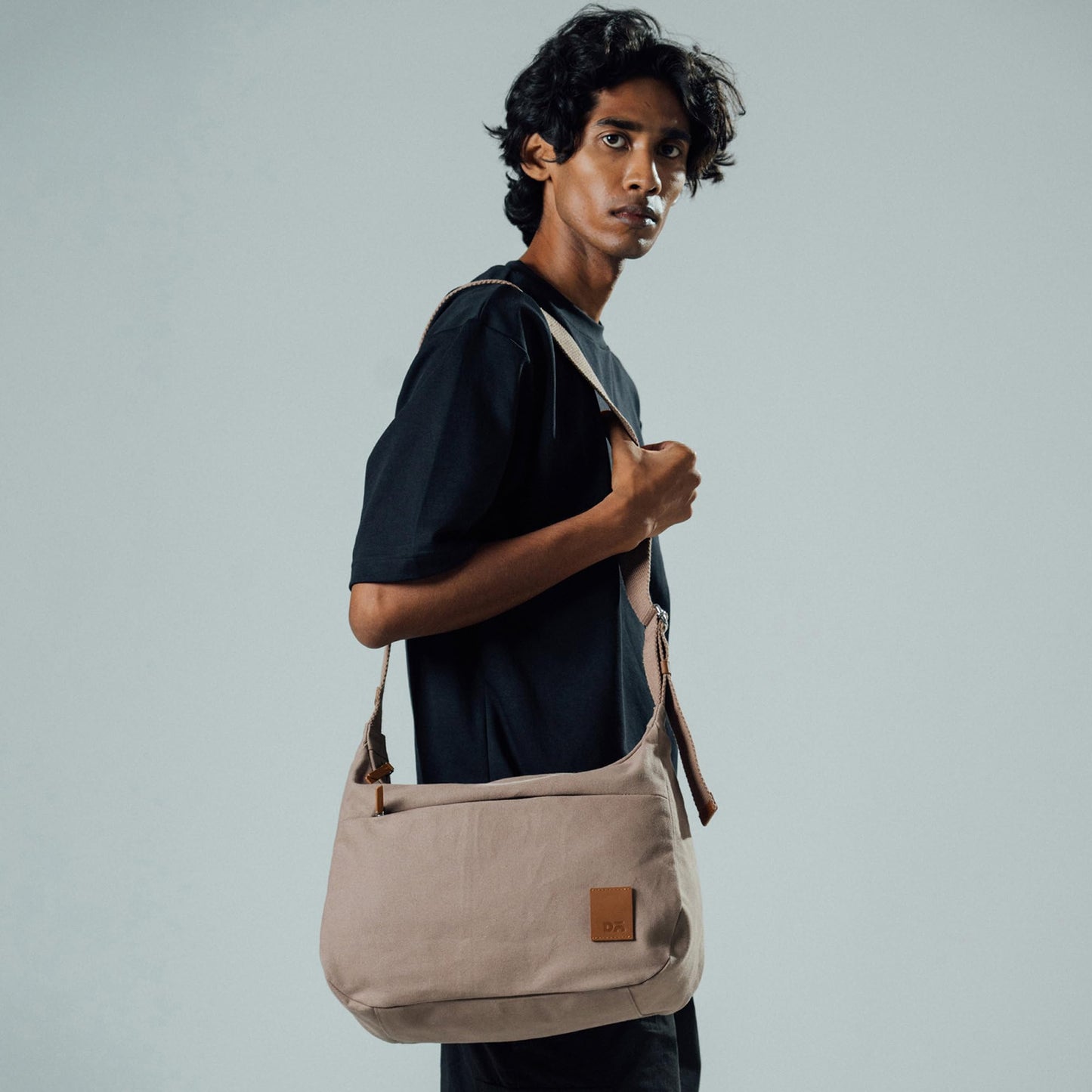 DailyObjects Khaki Beige March Crossbody Sling Bag for women Large