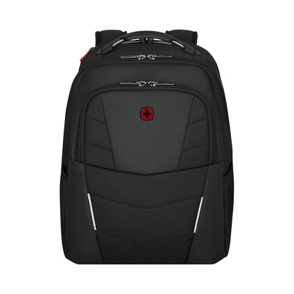 WENGER Altair 15.6" Laptop Backpack, Black, 22 Litres, Swiss Designed, 653186