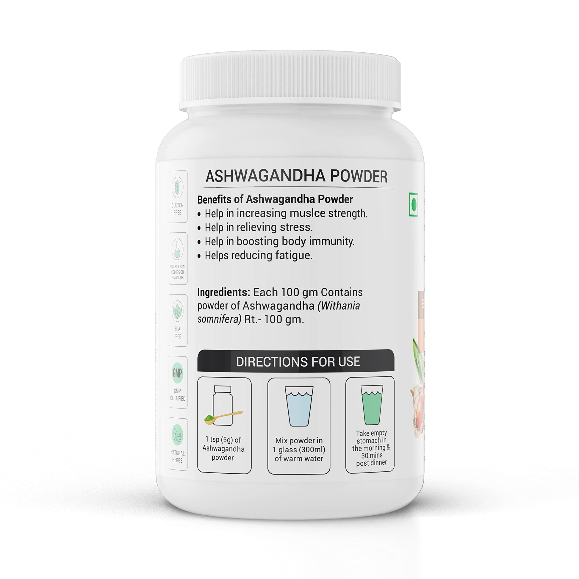 Krishna's Ashwagandha Powder Strength Vitality and Stress Management |- image 2