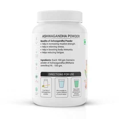 Krishna's Ashwagandha Powder Strength Vitality and Stress Management |- image 2
