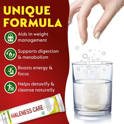 Haleness Care ACV Fizz Effervescent Tablets – Lemon Flavour – Apple Cider Vinegar with Vitamin B12 & B6 – 15 Sugar-Free Tablets – Supports Digestion, Energy & Gut Health (Pack of 1 (15 Tabs), Lemon)