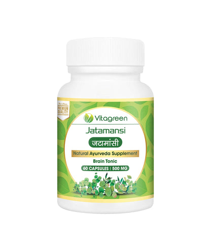 JATAMANSI 500 mg, For Natural Anti-Oxidants & Minerals, Pack Of 3 (180- image 6