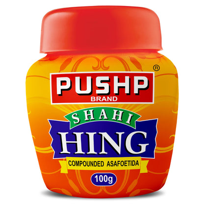 Pushp Shahi Hing | 100g | India's Strongest Hing Powder | Pure Asafoetida | Quality Blend | No Preservatives