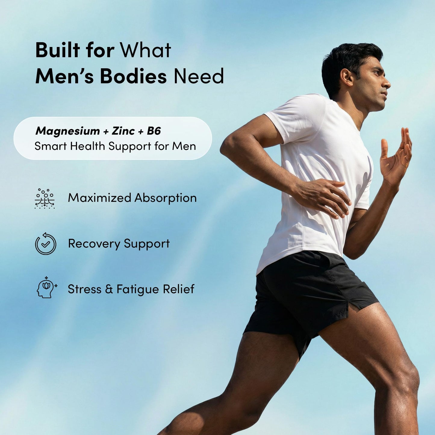 Man Matters Advanced Zinc Magnesium Supplement Gummies with 400mg Magnesium Glycinate, Citrate & Other salts | 30 Days Pack | Supports Sleep, Stress & Muscle Recovery | No Added Sugar | Non Habit Forming