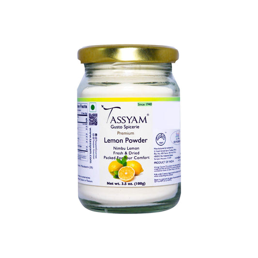 Tassyam Premium Lemon Powder 100g Bottle