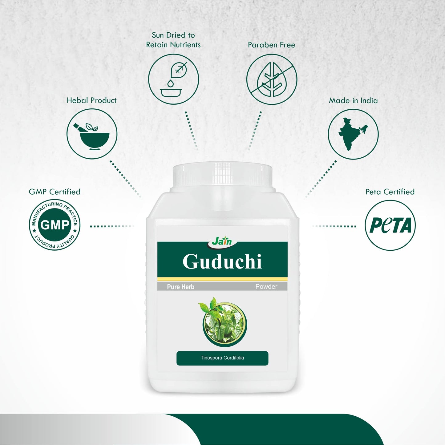 Jain Guduchi (Tinospora Cordifolia) Powder - 400 gms- image 4