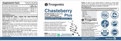 Trexgenics CHASTEBERRY PLUS Women's health formula with Chasteberry, As- image 7