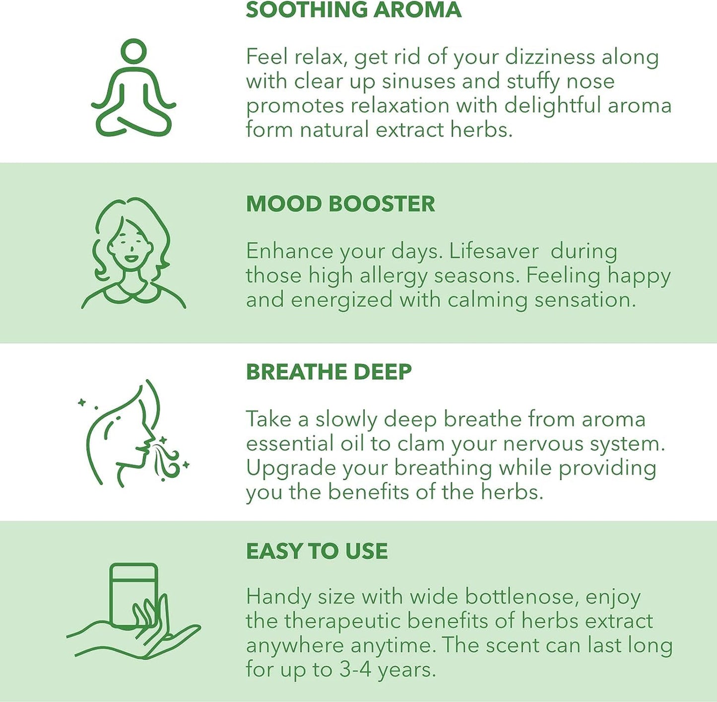 Hong Thai Compound Thai Herb Inhalant (PACK OF 2)