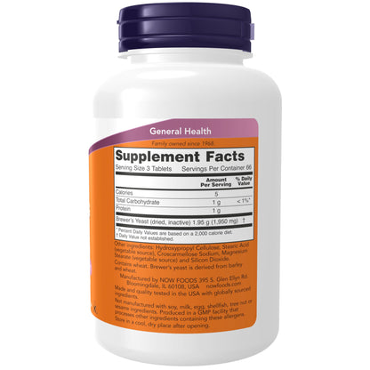 Now Foods, Brewer's Yeast, 650 mg, 200 Tablets- image 7