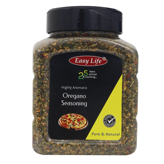 Easy Life Oregano Seasoning 230gram I Ideal Blend I Mix of Herb and Spice with Chili Flakes for Pizza Pasta I Versatile Chefs Choice I Powder Spices and Herbs I Contains Garlic