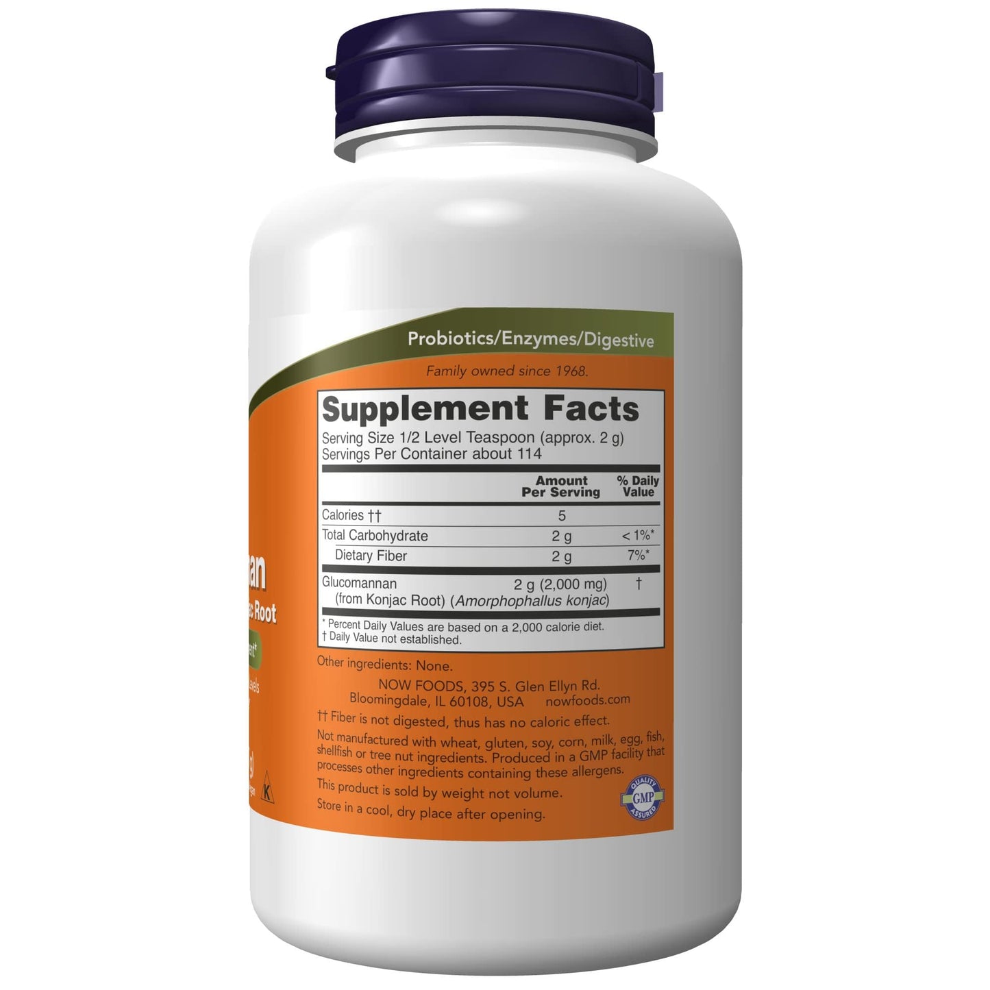 Now Foods Glucomannan 100 Percent Pure Powder - 226 g- image 4
